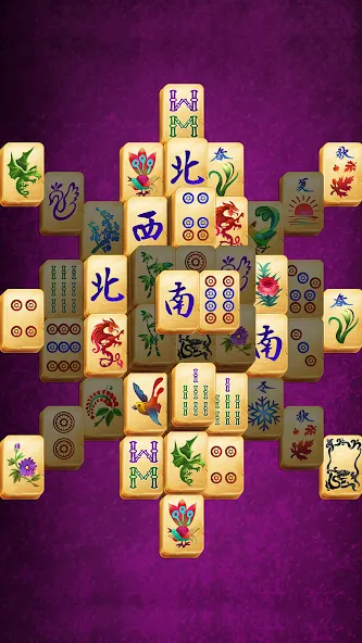 Mahjong Titan [MOD: безлимитные подсказки и все уровни открыты] Screenshot 2