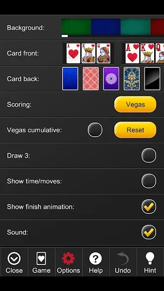 Solitaire Epic [MOD: безлимитные монеты и подсказки] Screenshot 5