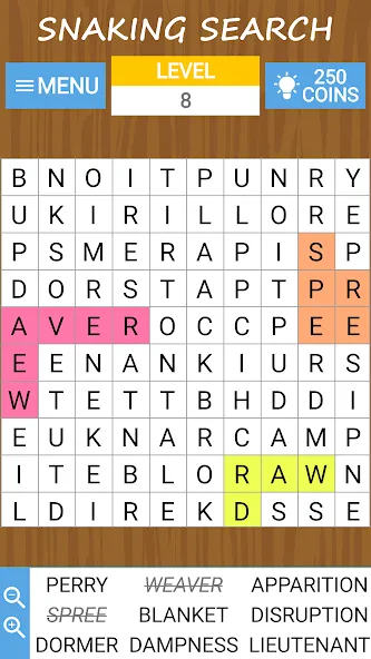 Word search, criss-cross, etc [MOD: открыты все уровни и подсказки] Screenshot 2