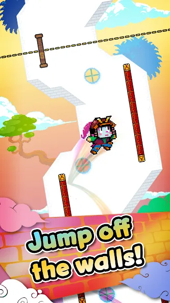 Wall Kickers [MOD: безлимитные деньги и прыжки выше] Screenshot 1