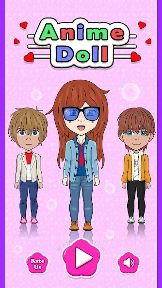 Anime Doll Designer [MOD: разблокированы все наряды и аксессуары] Screenshot 1
