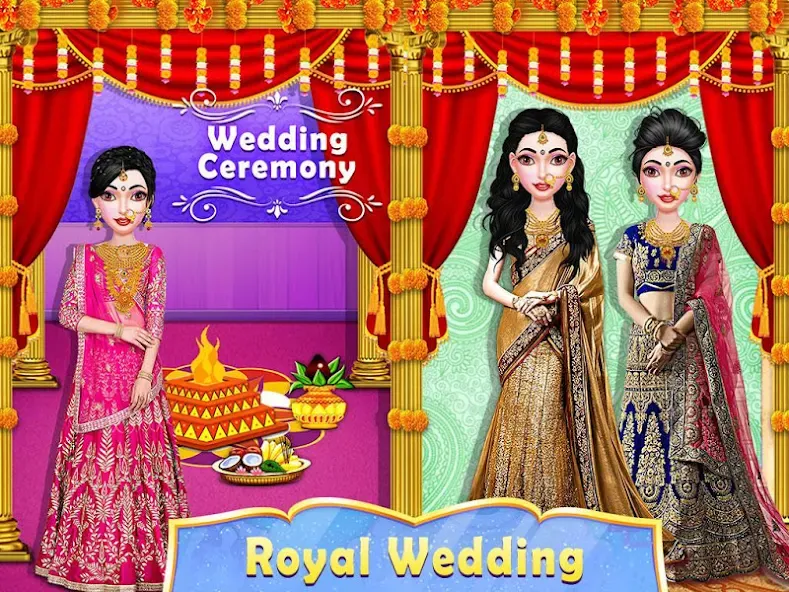 Wedding Fashion Indian 2024 [MOD: безлимитные монеты и наряды открыты] Screenshot 2