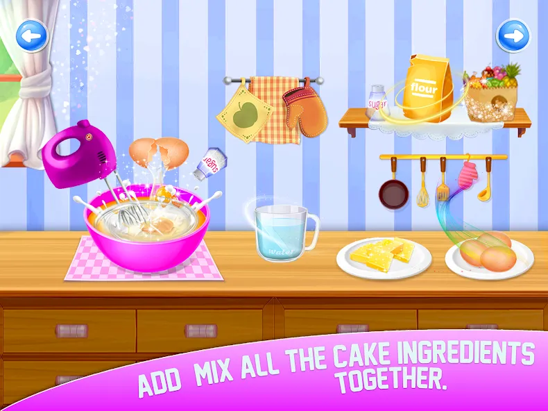 Cake Maker Sweet Bakery Games [MOD: безлимитные монеты и всё открыто] Screenshot 3