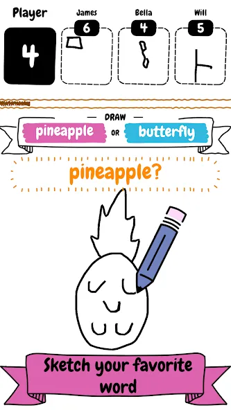 Draw it [MOD: подсказки и безлимитные попытки] Screenshot 2