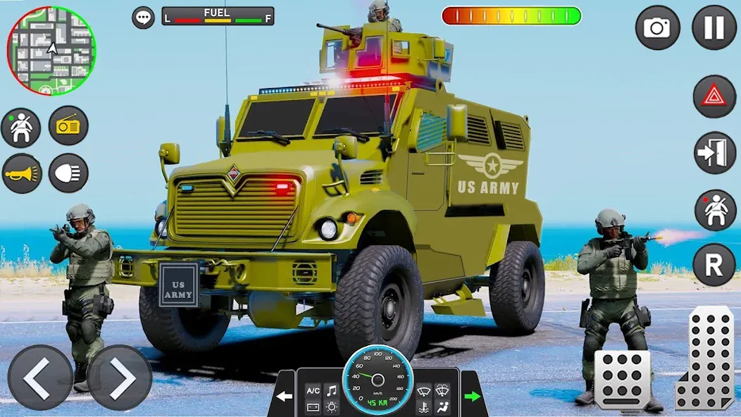 Army Vehicle Cargo Transport [MOD: безлимитные деньги и топливо] Screenshot 1