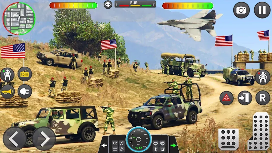 Army Vehicle Cargo Transport [MOD: безлимитные деньги и топливо] Screenshot 2