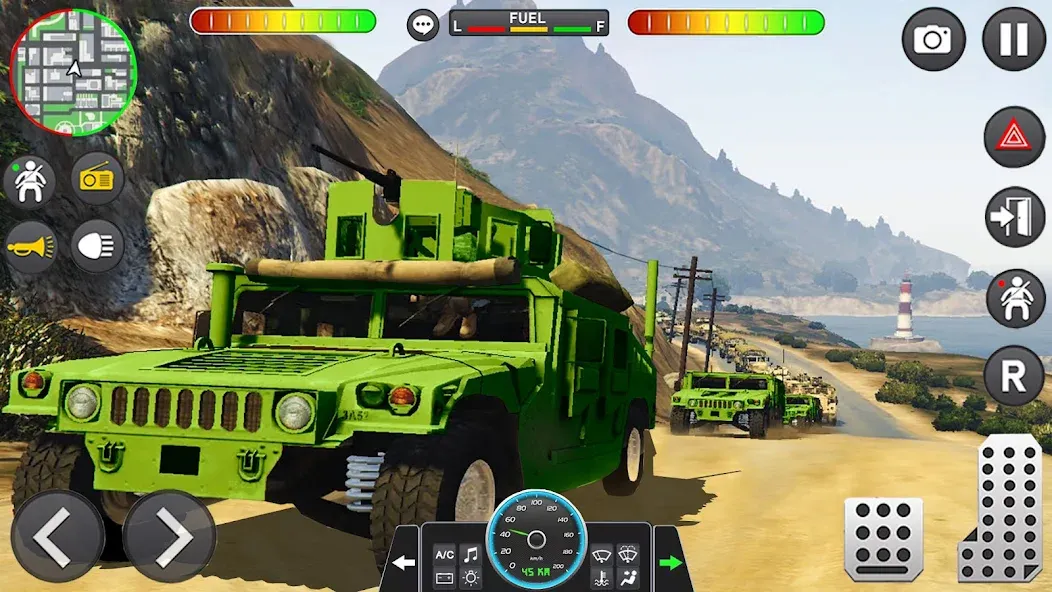 Army Vehicle Cargo Transport [MOD: безлимитные деньги и топливо] Screenshot 3