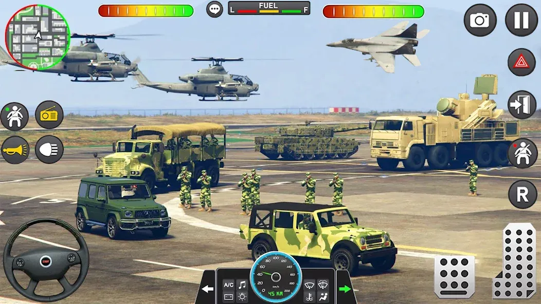 Army Vehicle Cargo Transport [MOD: безлимитные деньги и топливо] Screenshot 4