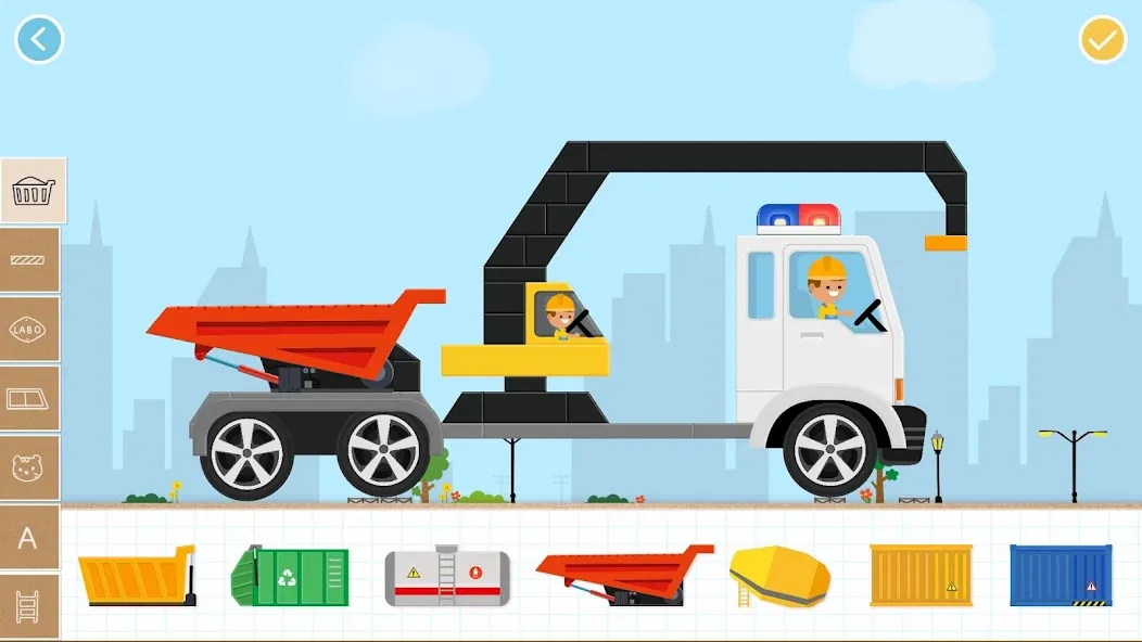 Labo Brick Car 2 Game for Kids [MOD: все машины и уровни открыты] Screenshot 1