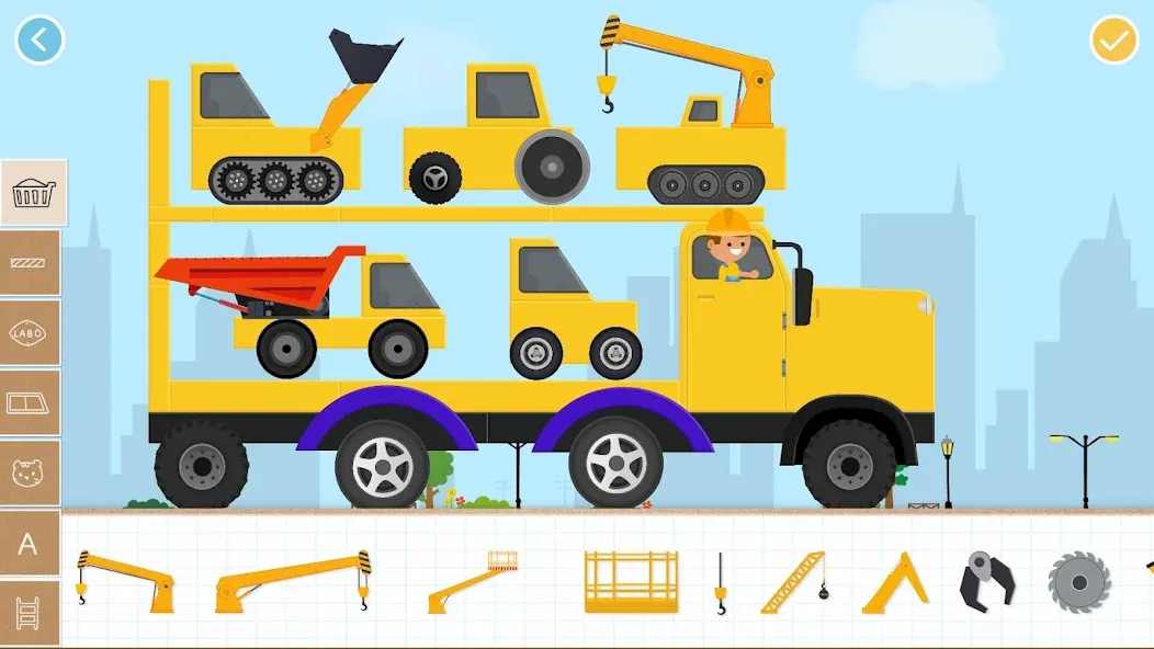 Labo Brick Car 2 Game for Kids [MOD: все машины и уровни открыты] Screenshot 2