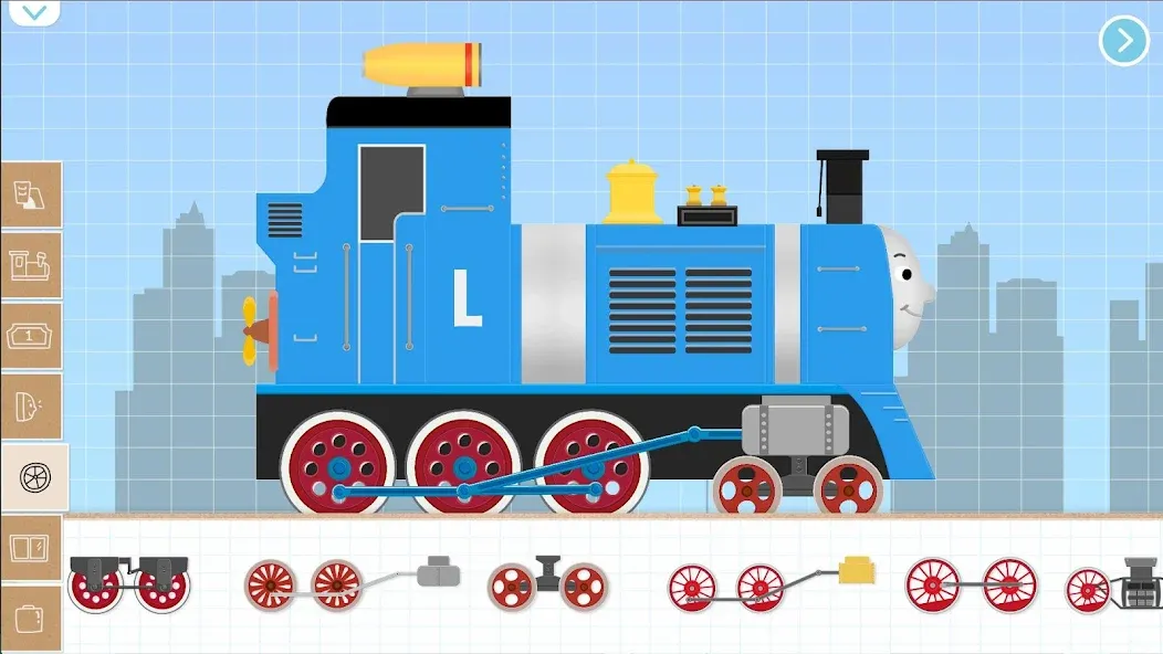 Labo Brick Train Game For Kids [MOD: разблокированы все поезда и уровни] Screenshot 1