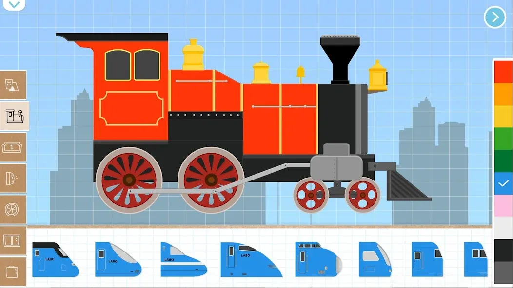 Labo Brick Train Game For Kids [MOD: разблокированы все поезда и уровни] Screenshot 5