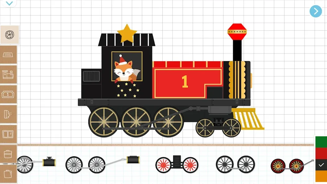 Christmas Train Game For Kids [MOD: открыты все праздничные уровни] Screenshot 3