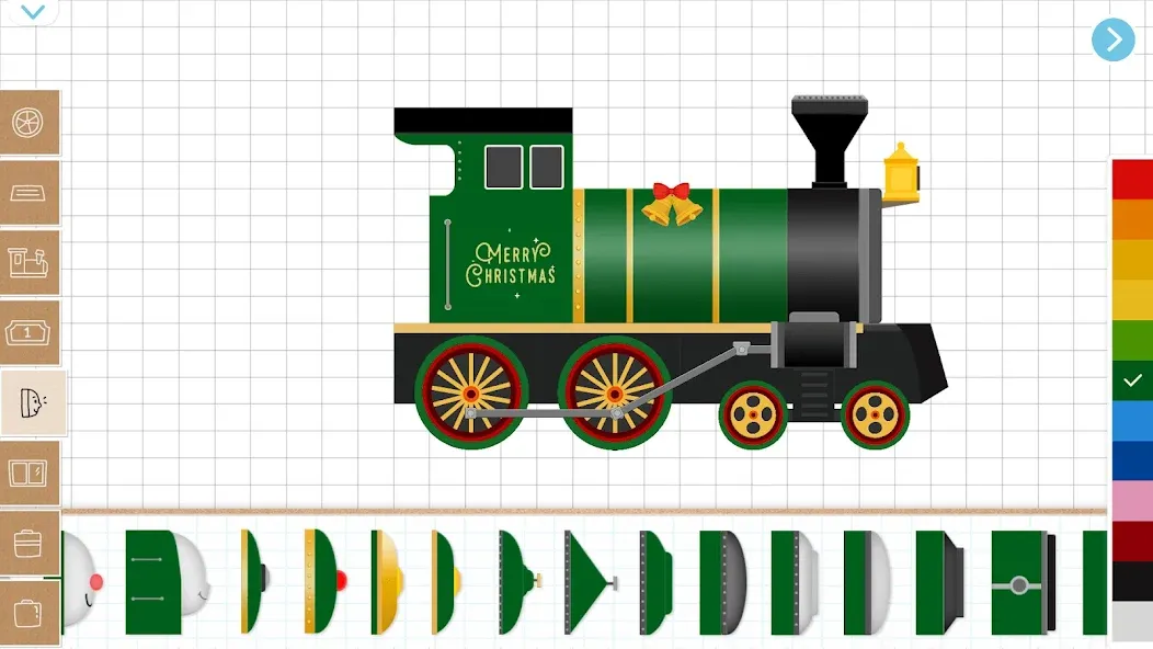 Christmas Train Game For Kids [MOD: открыты все праздничные уровни] Screenshot 5