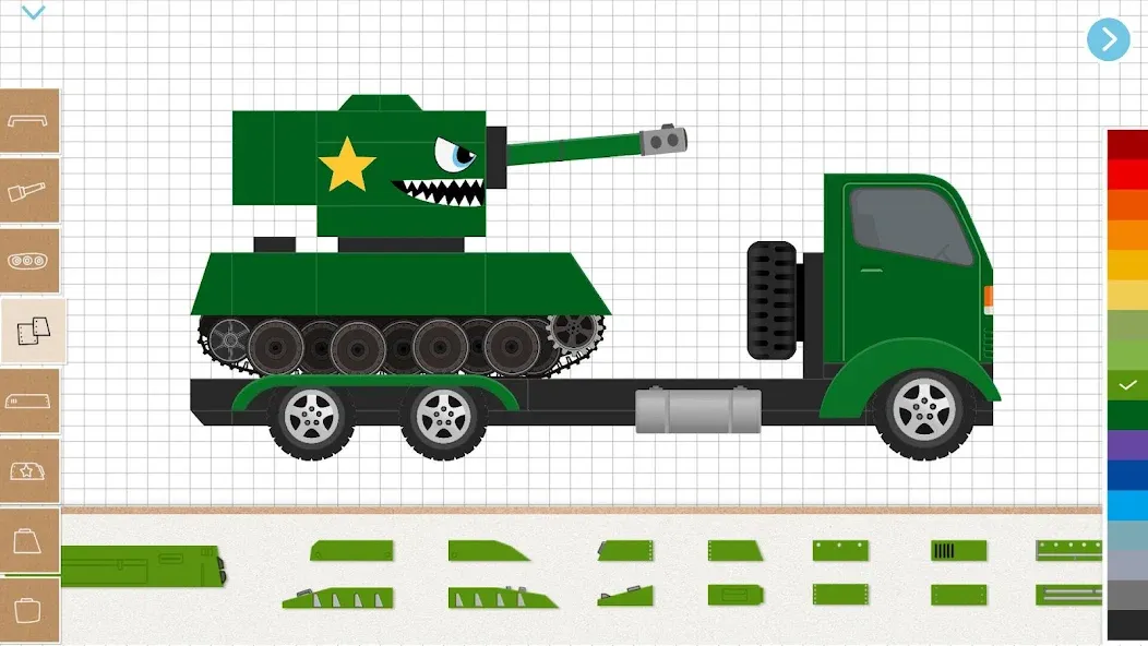 Labo Tank-Armored Car &amp; Truck [MOD: много брони и безлимитные боеприпасы] Screenshot 5
