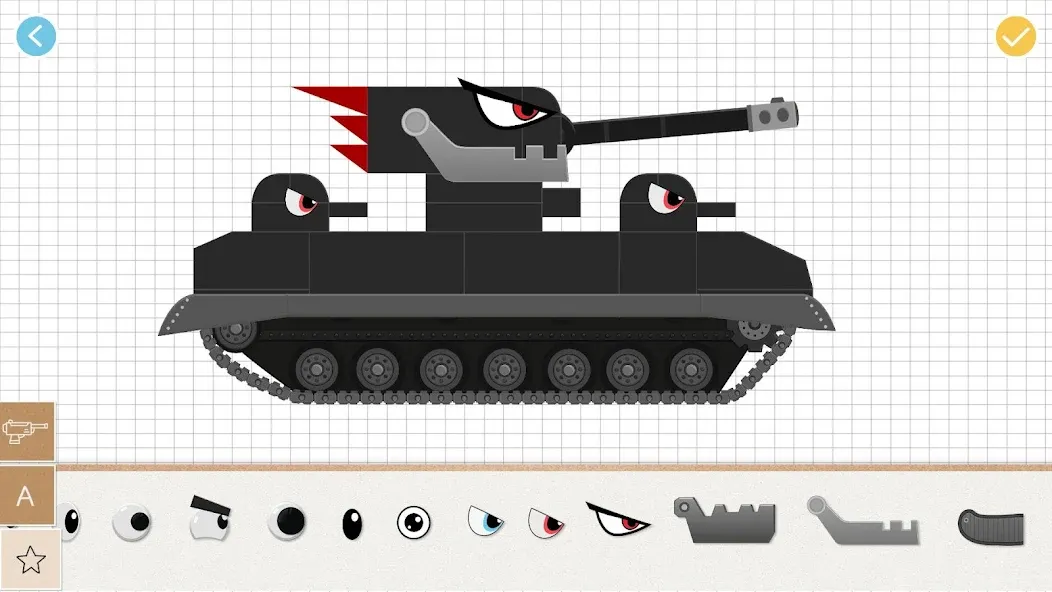 Labo Brick Tank:Kids Game [MOD: все танки и уровни открыты] Screenshot 2