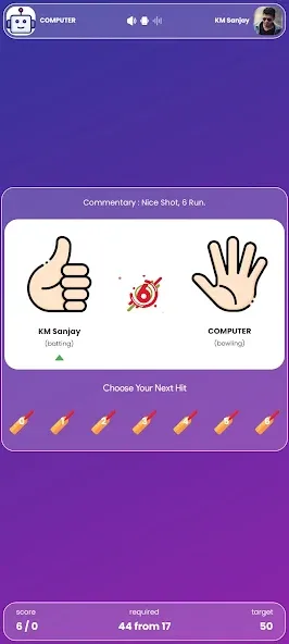 Hand Cricket - Team Battles [MOD: безлимитные монеты и открыты команды] Screenshot 2