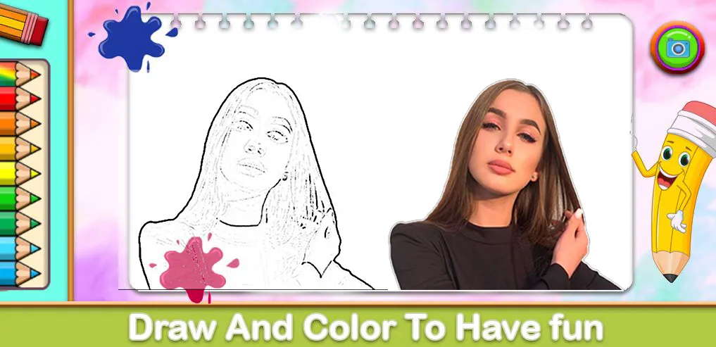 Lady Diana Coloring Game [MOD: без рекламы и все раскраски открыты] Screenshot 1