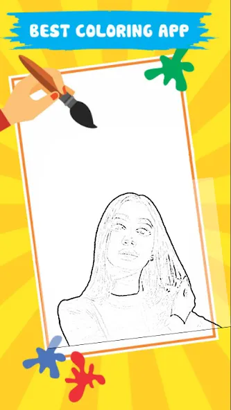 Lady Diana Coloring Game [MOD: без рекламы и все раскраски открыты] Screenshot 4