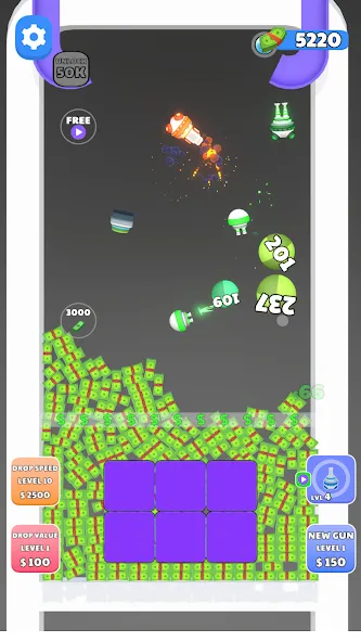 Guns and Bounce [MOD: безлимитные патроны и монеты] Screenshot 3