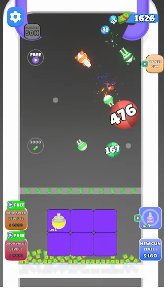 Guns and Bounce [MOD: безлимитные патроны и монеты] Screenshot 4