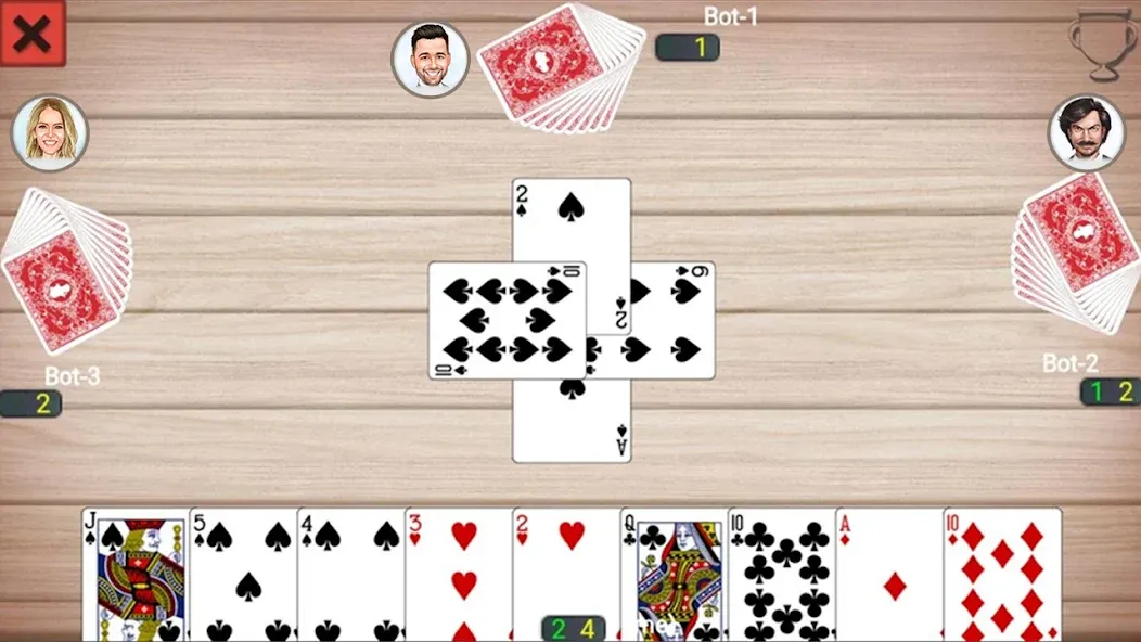 Callbreak Prince: Card Game [MOD: безлимитные монеты и подсказки] Screenshot 1