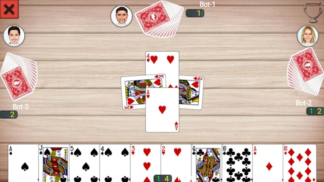 Callbreak Prince: Card Game [MOD: безлимитные монеты и подсказки] Screenshot 2