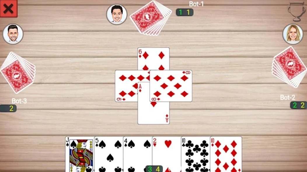 Callbreak Prince: Card Game [MOD: безлимитные монеты и подсказки] Screenshot 4