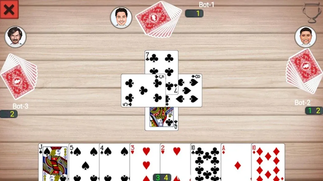 Callbreak Prince: Card Game [MOD: безлимитные монеты и подсказки] Screenshot 5