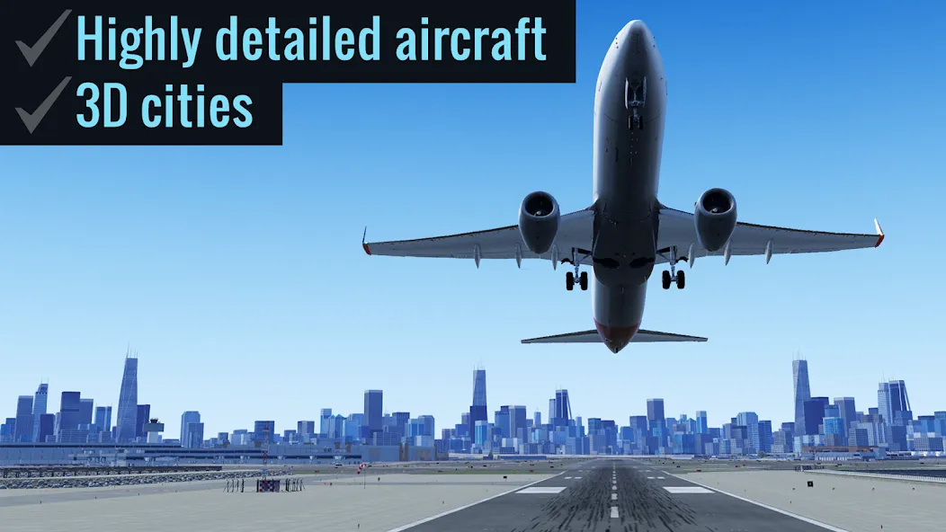 X-Plane Flight Simulator [MOD: безлимитные деньги и открытые самолеты] Screenshot 1
