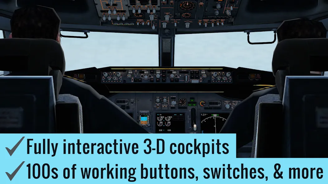 X-Plane Flight Simulator [MOD: безлимитные деньги и открытые самолеты] Screenshot 2