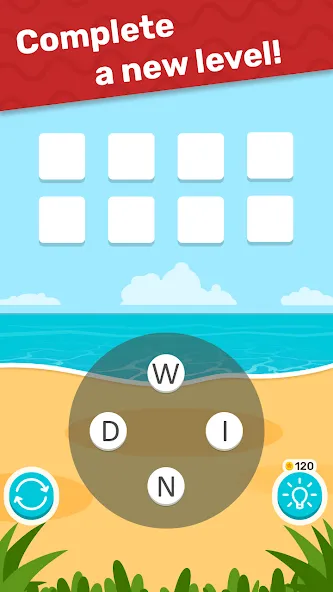 Word Weekend Letters &amp; Worlds [MOD: безлимитные подсказки и жизни] Screenshot 3