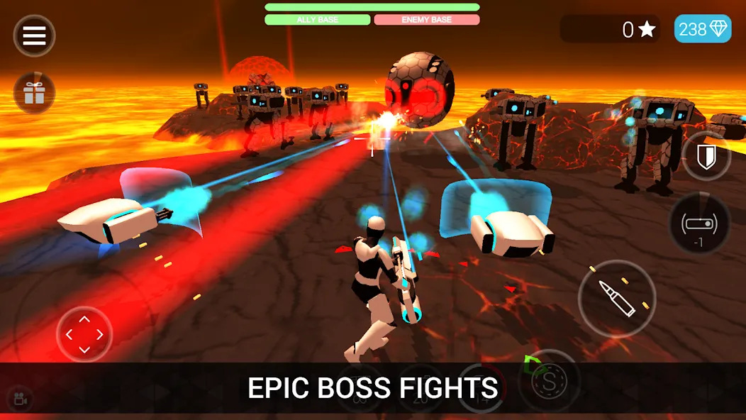 Heroes of CyberSphere: Online [MOD: безлимитные ресурсы и улучшенное оружие] Screenshot 3