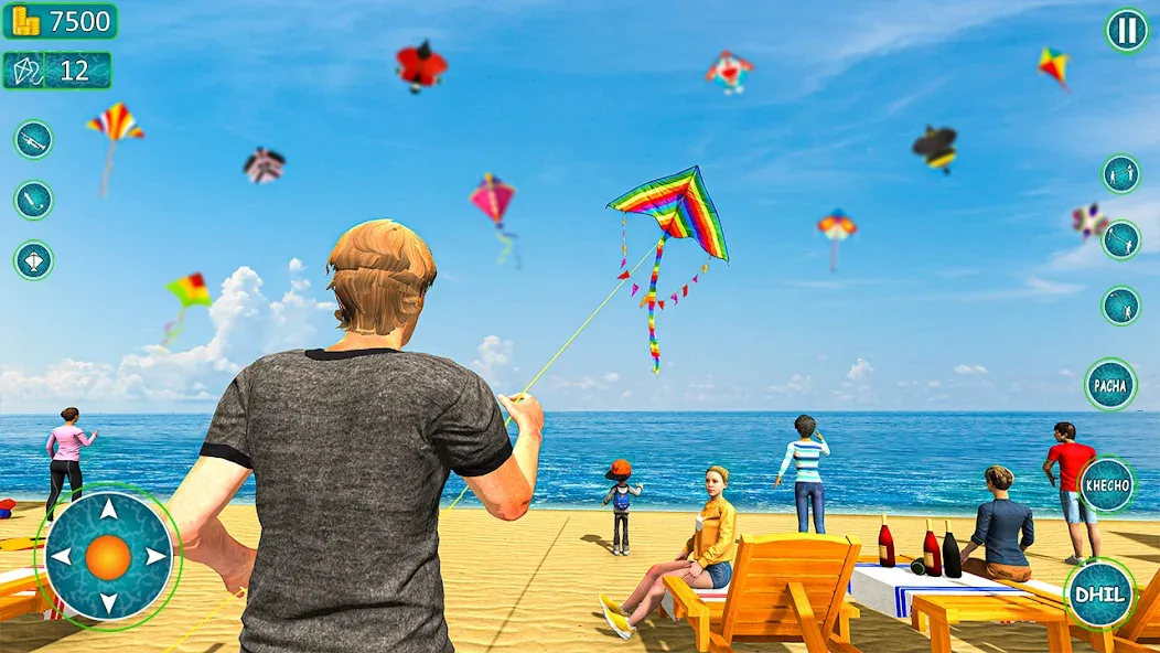 Kite Basant: Kite Flying Games [MOD: без рекламы и все воздушные змеи] Screenshot 1