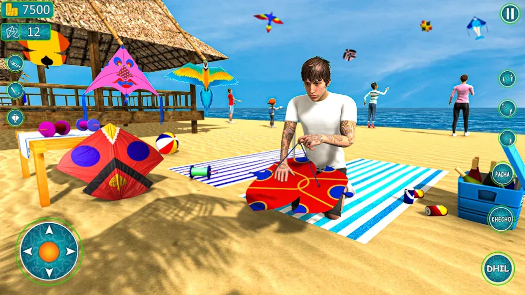 Kite Basant: Kite Flying Games [MOD: без рекламы и все воздушные змеи] Screenshot 2