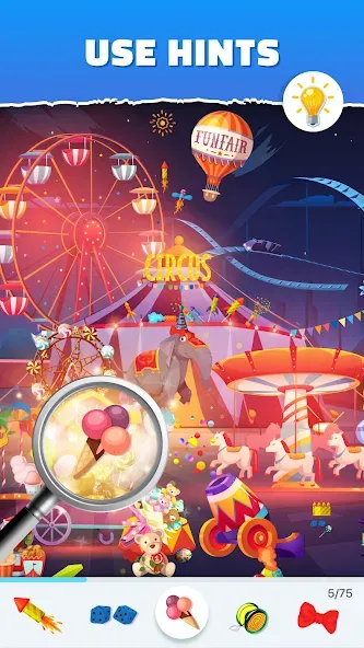 Bright Objects - Hidden Object [MOD: много подсказок и открыты уровни] Screenshot 5
