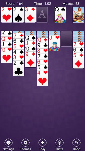 Solitaire [MOD: без рекламы и все карты открыты] Screenshot 4