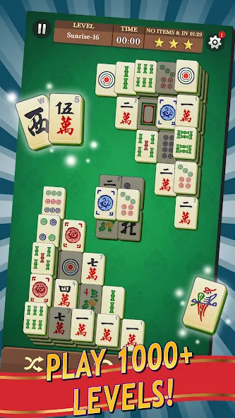 Mahjong [MOD: без рекламы и все уровни открыты] Screenshot 1