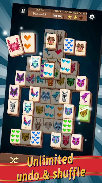 Mahjong [MOD: без рекламы и все уровни открыты] Screenshot 2