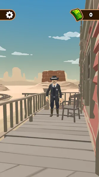 Western Cowboy: Shooting Game [MOD: безлимитные деньги и патроны] Screenshot 1