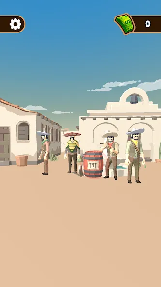 Western Cowboy: Shooting Game [MOD: безлимитные деньги и патроны] Screenshot 2
