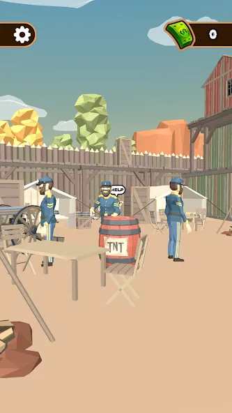 Western Cowboy: Shooting Game [MOD: безлимитные деньги и патроны] Screenshot 3