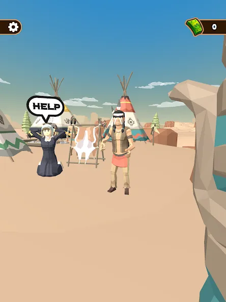 Western Cowboy: Shooting Game [MOD: безлимитные деньги и патроны] Screenshot 5