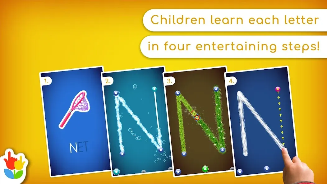 LetterSchool - Learn to Write [MOD: открыты все буквы и уроки] Screenshot 1