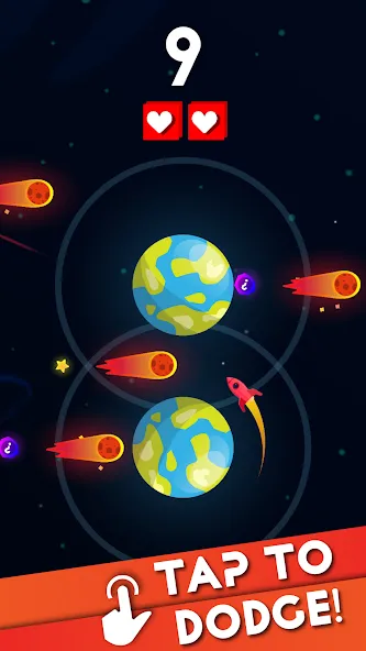 Rocket Spin: Space Survival [MOD: безлимитные ресурсы и мощное оружие] Screenshot 2