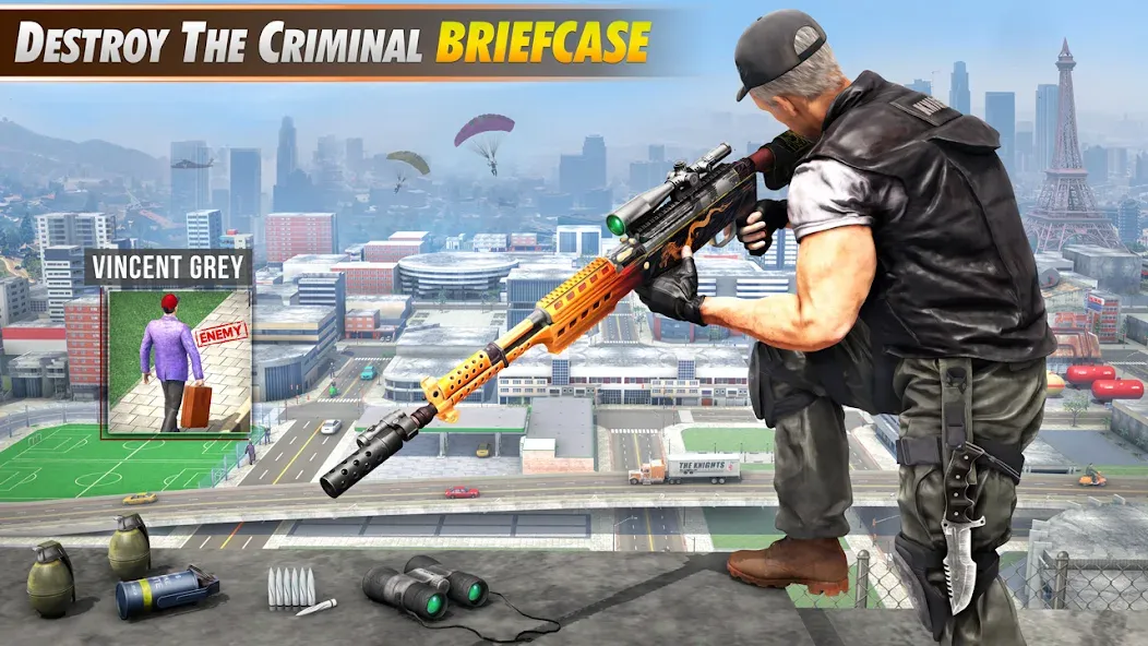 Sniper Shooter Mission Games [MOD: безлимитные патроны и оружие] Screenshot 3