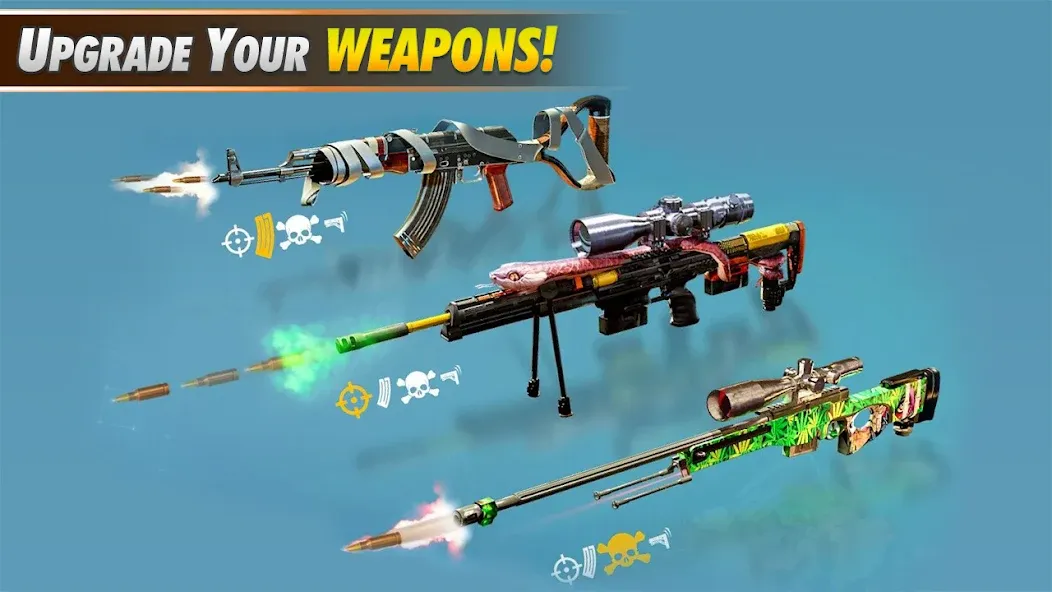Sniper Shooter Mission Games [MOD: безлимитные патроны и оружие] Screenshot 5