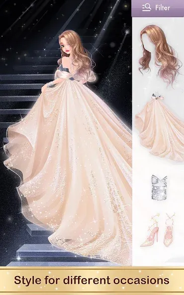 Fashion Fantasy: Glam Stylist [MOD: безлимитные деньги и наряды] Screenshot 4