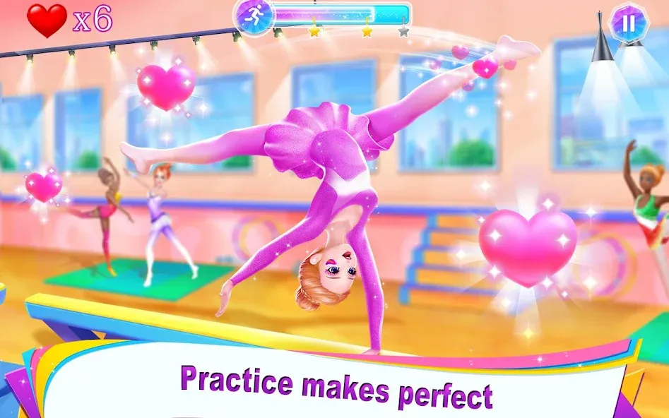 Gymnastics Queen [MOD: безлимитные монеты и все костюмы] Screenshot 4