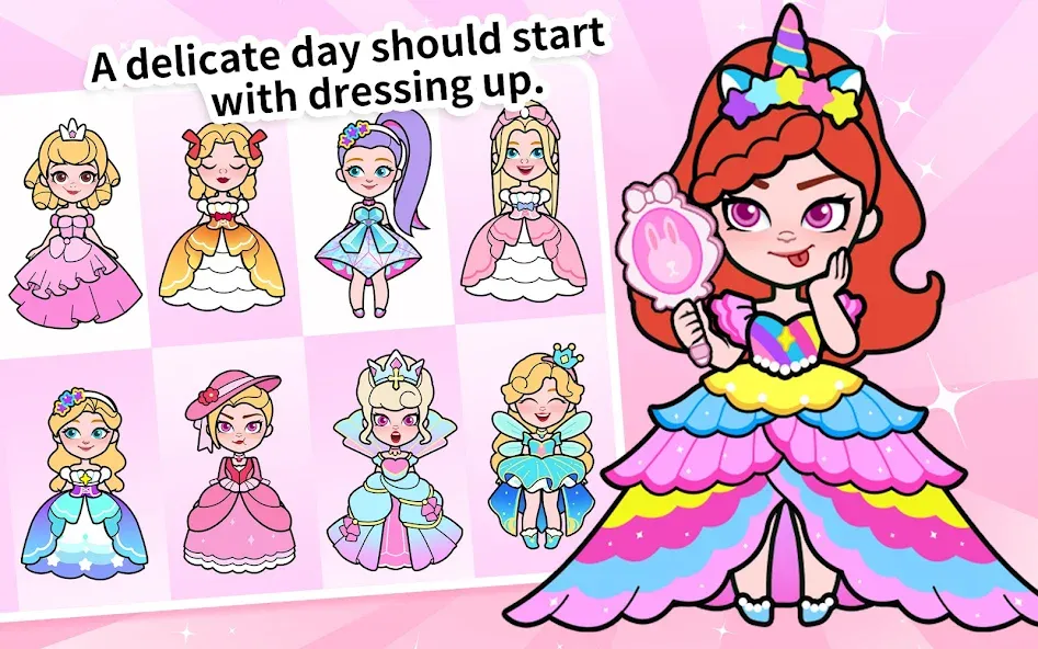 Paper Princess's Dream Castle [MOD: безлимитные монеты и все наряды] Screenshot 2